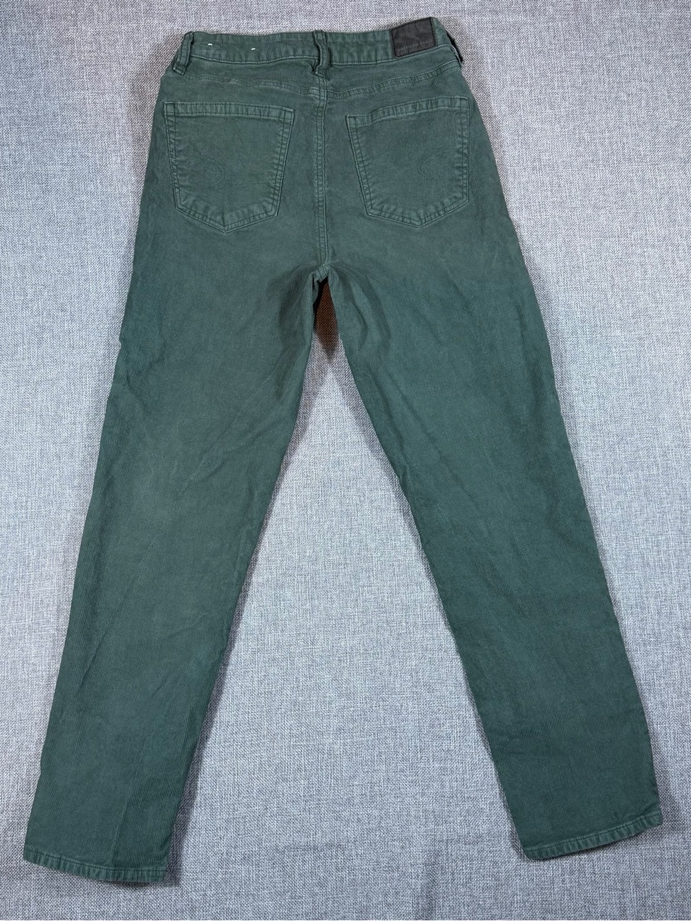 American Eagle Outfitters Dark Faded Green Straight-Leg Chinos - Picture 6 of 7